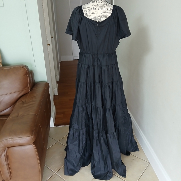 NWT STAUD Corsica Plunging Tiered Maxi Dress - Picture 8 of 11